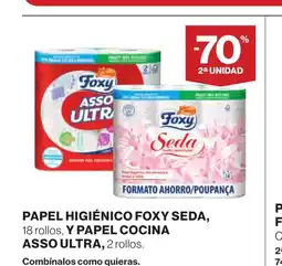 Supercor FOXY SEDA Papel higiénico oferta