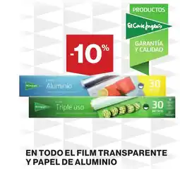 Supercor En todo el film transparente y papel de aluminio oferta