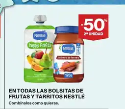Supercor En todas las bolsitas de frutas y tarritos nestlé oferta