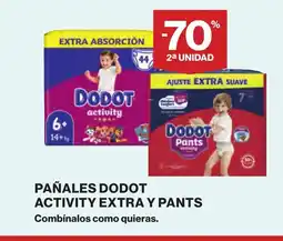 Supercor Pañales dodot activity extra y pants oferta