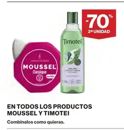 Supercor MOUSSEL Y TIMOTEI En todos los productos oferta