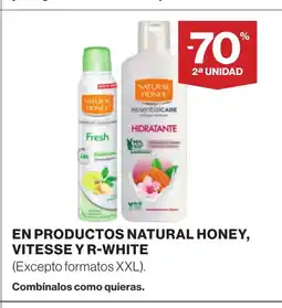 Supercor En productos natural honey, vitesse y r-white oferta