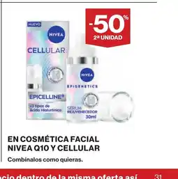 Supercor En cosmética facial nivea q10 y cellular oferta