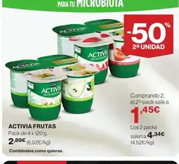 Supercor ACTIVIA Frutas oferta