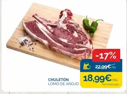 Cash Ecofamilia Chuletón lomo de añojo oferta