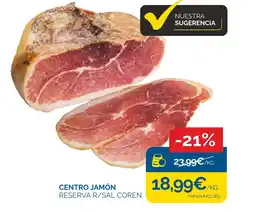 Cash Ecofamilia Centro jamón reserva r/sal coren oferta