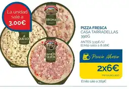 Cash Ecofamilia CASA TARRADELLAS Pizza fresca oferta