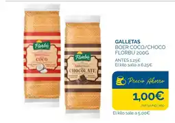 Cash Ecofamilia FLORBU Galletas boer coco/choco oferta