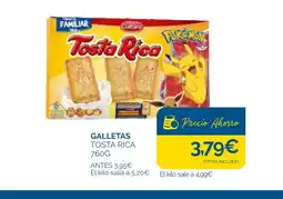 Cash Ecofamilia TOSTA RICA Galletas oferta