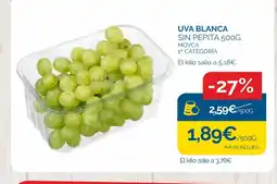 Cash Ecofamilia Uva blanca sin pepita oferta