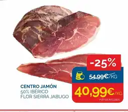 Cash Ecofamilia Centro jamón 50% ibérico flor sierra jabugo oferta