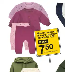 Zeeman Nuestro suéter o nuestro pantalón para bebé oferta