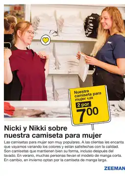 Zeeman Nuestra camiseta para mujer oferta