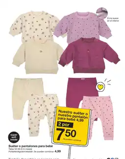 Zeeman Suéter o pantalones para bebé oferta