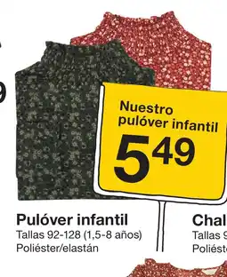 Zeeman Pulóver infantil oferta