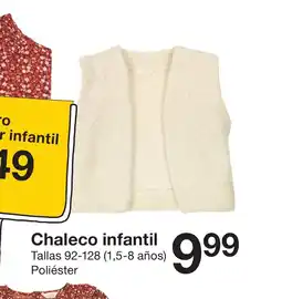 Zeeman Chaleco infantil oferta