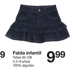 Zeeman Falda infantil oferta