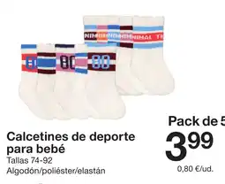 Zeeman Calcetines de deporte para bebé oferta