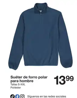 Zeeman Suéter de forro polar para hombre oferta
