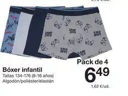 Zeeman Bóxer infantil oferta