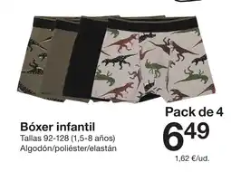 Zeeman Bóxer infantil oferta