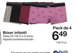 Zeeman Bóxer infantil oferta