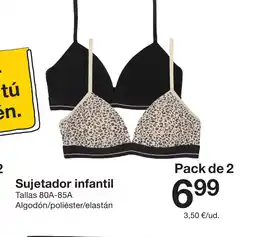 Zeeman Sujetador infantil oferta