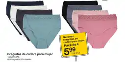 Zeeman Braguitas de cadera para mujer oferta