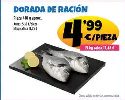AhorraMas Dorada de ración oferta