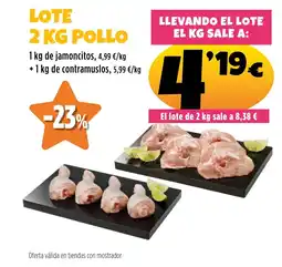 AhorraMas Lote pollo oferta