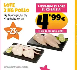 AhorraMas Lote pollo oferta
