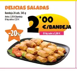 AhorraMas Delicias saladas oferta