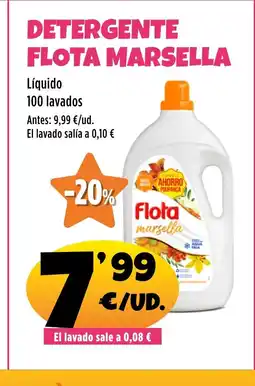 AhorraMas FLOTA Detergente oferta