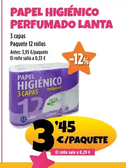 AhorraMas Papel higiénico perfumado lanta oferta