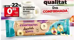Dia Xocoanelles de xocolata blanca oferta