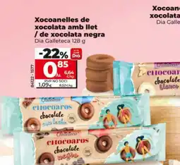 Dia Xocoanelles de xocolata amb llet / de xocolata negra oferta