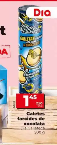 Dia Galetes farcides de xocolata oferta