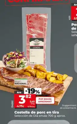 Dia Costella de porc en tira oferta