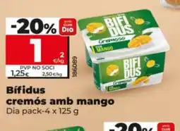 Dia BIFIDUS cremós amb mango oferta