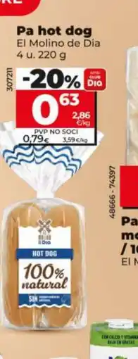 Dia Pa hot dog oferta