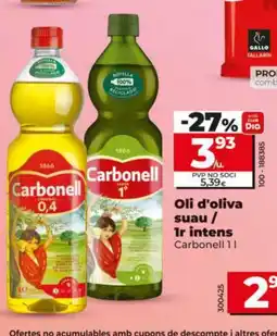Dia CARBONELL Oli d'oliva suau/ Ir intens oferta