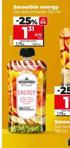 Dia Smoothie energy oferta