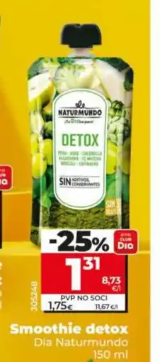 Dia Smoothie detox oferta