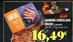 Gadis LANZAL Gambón concelado crudo oferta