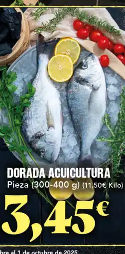 Gadis Dorada acuicultura oferta