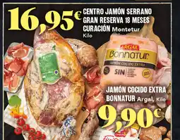 Gadis MONTETUR Centro jamón serrano gran reserva 18 meses curación oferta