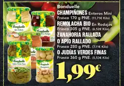 Gadis BONDUELLE Champiñones enteros mini oferta