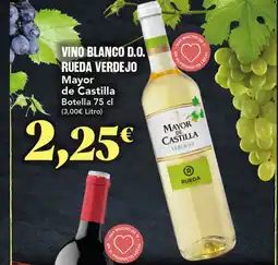 Gadis MAYOR DE CASTILLA Vino blanco d.o rueda verdejo oferta