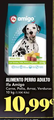Gadis IFA AMIGO Alimento perro adulto oferta