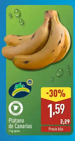 ALDI Plátano de Canarias oferta